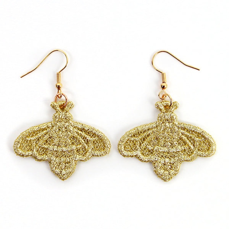 What’s the Buzz Earrings (Miniature Lace)