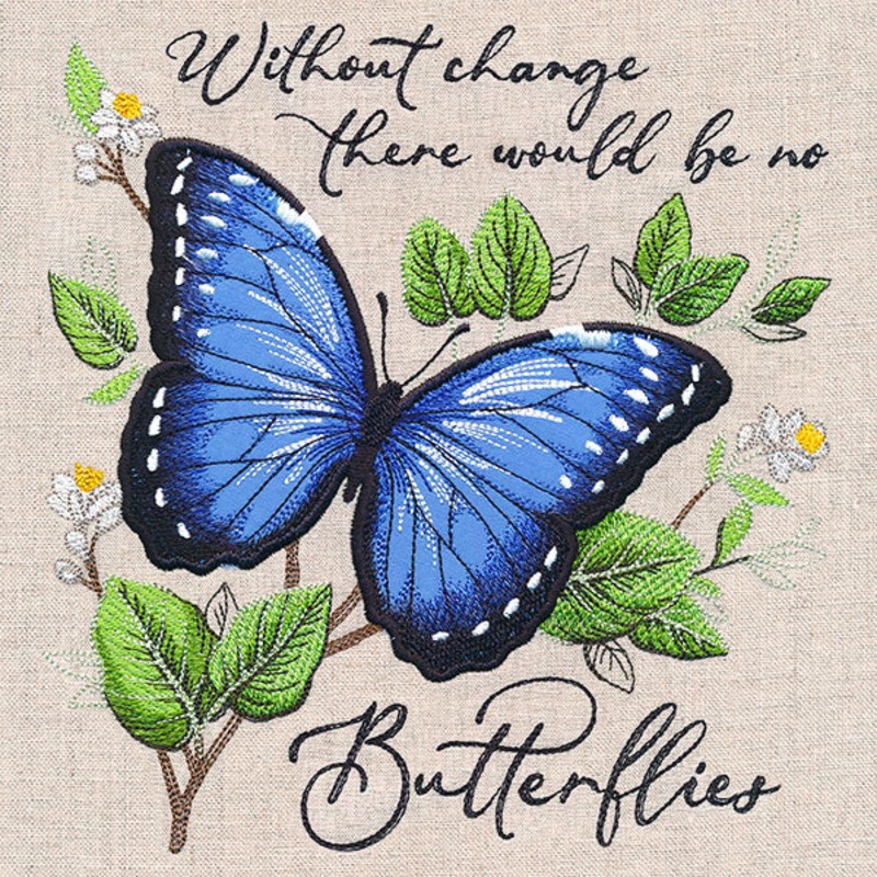 Without Change Butterfly Medley (Applique)