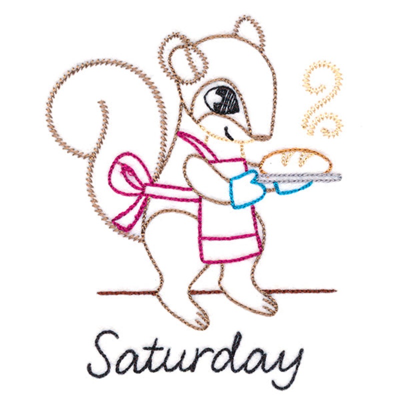 Baking Squirrel on Saturday|4.67″ x 3.74″ / 118.51mm x 94.96mm|3.16″ x 2.54″ / 80.16mm x 64.52mm|All Sizes