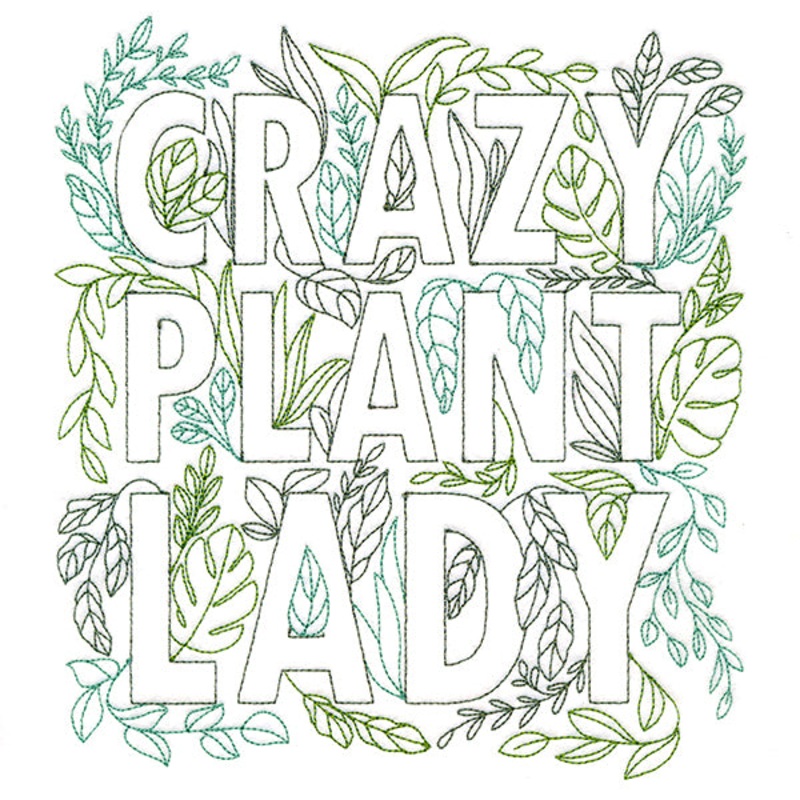 Crazy Plant Lady Square|7.8″ x 7.17″ / 198.12mm x 182.01mm|6.85″ x 6.29″ / 173.99mm x 159.84mm|5.85″ x 5.37″ / 148.59mm x 136.5mm|4.85″ x 4.46″ / 123.19mm x 113.17mm|All Sizes