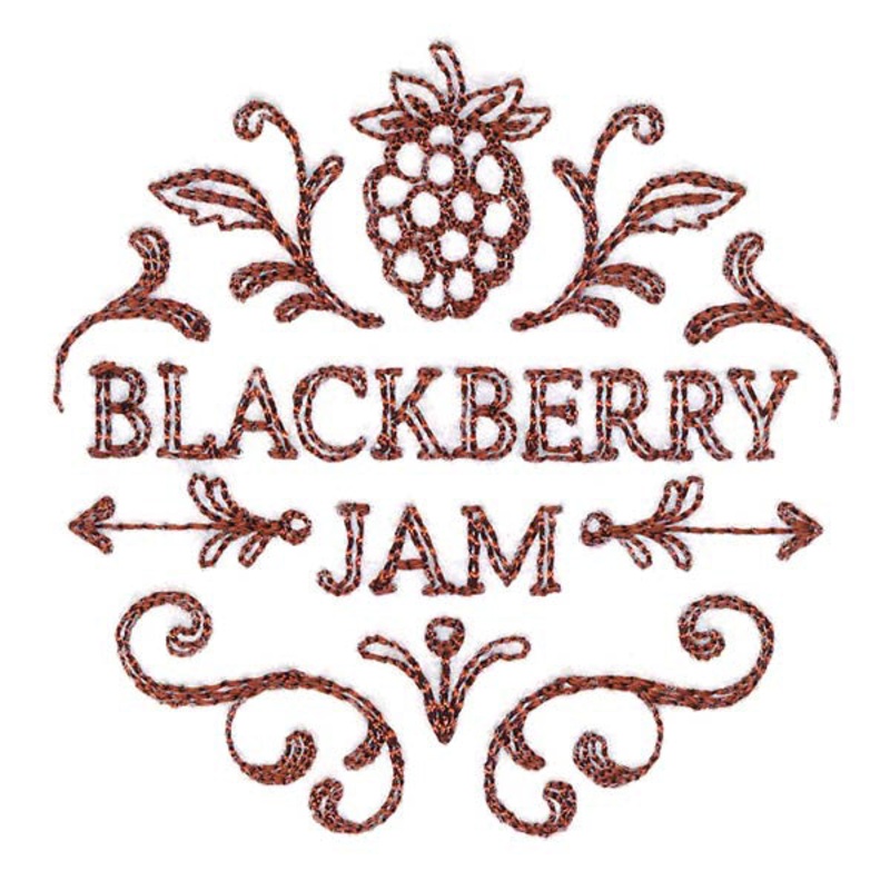 Blackberry Jam Jar Topper|2.5″ x 2.5″ / 63.62mm x 63.41mm|2″ x 2″ / 50.84mm x 50.81mm|All Sizes