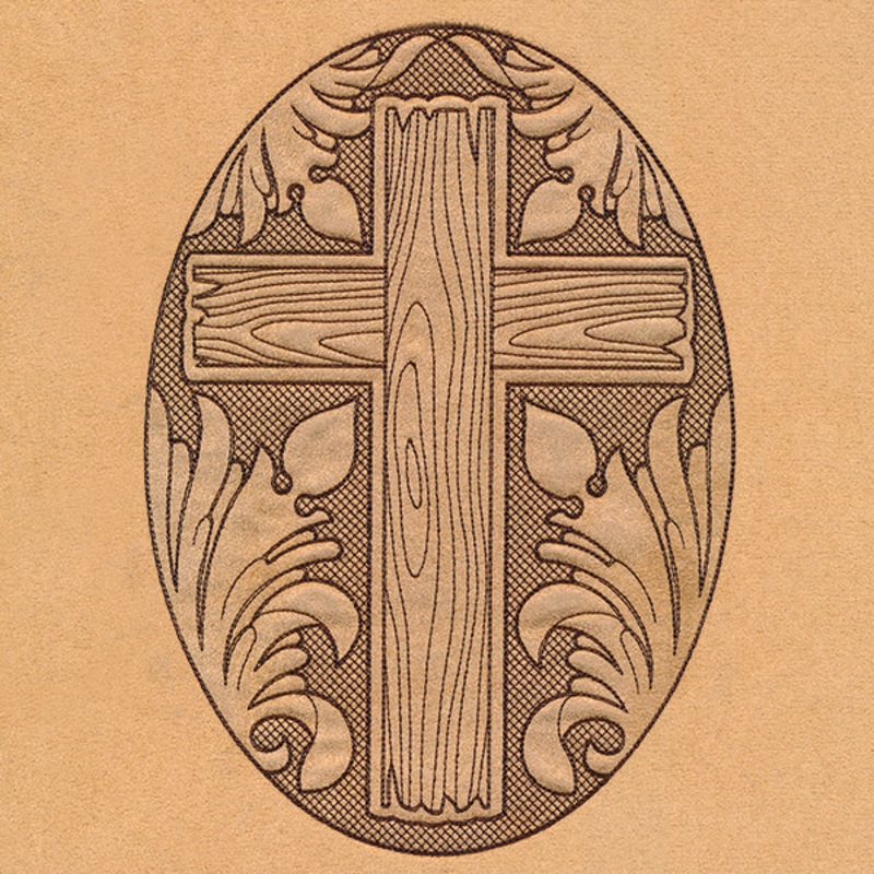 Blooms in the Desert Cross (Trapunto)