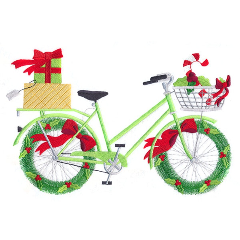Christmas Spirit Bicycle|7.67″ x 11.75″ / 194.93mm x 298.38mm|6.16″ x 9.4″ / 156.44mm x 238.88mm|5.1″ x 7.8″ / 129.64mm x 198.24mm|4.49″ x 6.85″ / 114.12mm x 174.11mm|All Sizes