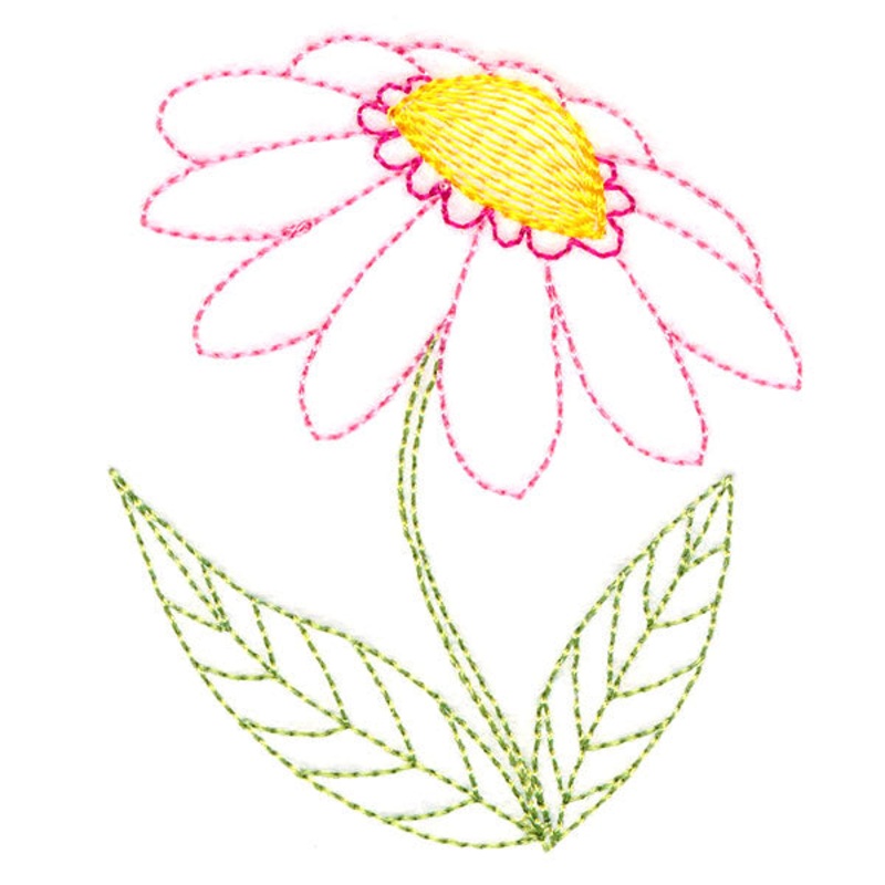 Coneflower Accent|3″ x 2.55″ / 76.15mm x 64.79mm|2″ x 1.7″ / 50.72mm x 43.14mm|All Sizes