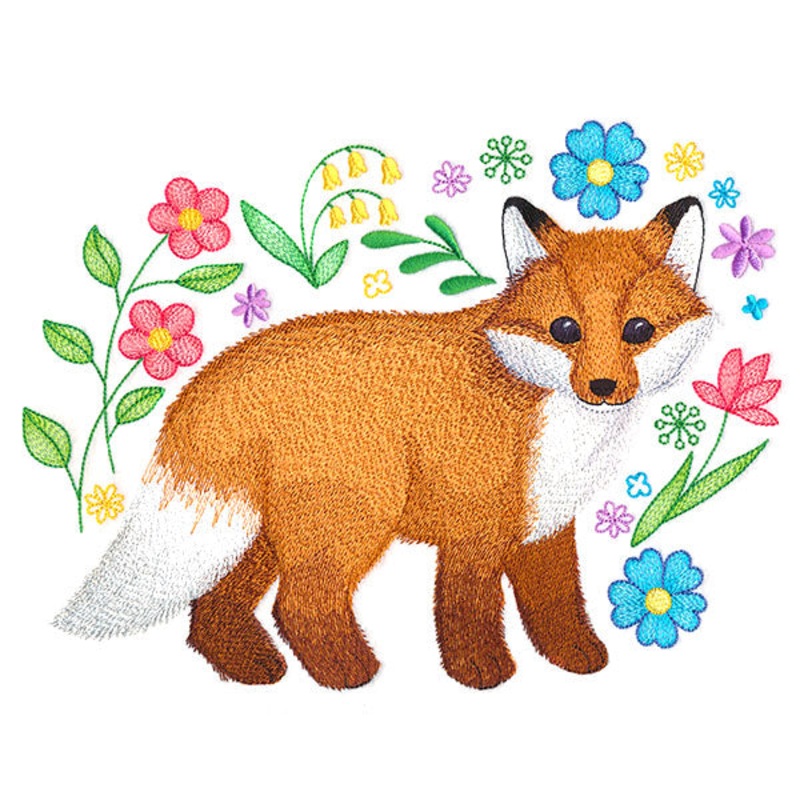 Fluffy Woodland Fox|6.9″ x 9.06″ / 175.21mm x 230.19mm|5.85″ x 7.68″ / 148.48mm x 194.99mm|4.86″ x 6.38″ / 123.41mm x 162.02mm|All Sizes