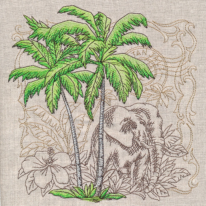 Tropical Oasis Medley|7.8″ x 7.48″ / 198.12mm x 189.92mm|7″ x 6.71″ / 177.8mm x 170.4mm|6.1″ x 5.85″ / 154.99mm x 148.55mm|5.06″ x 4.85″ / 128.47mm x 123.15mm|All Sizes