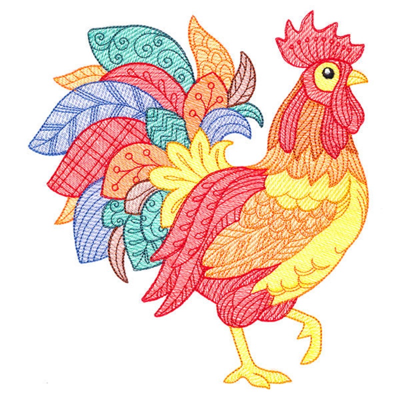 Autumn Time Rooster|7.79″ x 7.08″ / 197.95mm x 179.88mm|7.09″ x 6.44″ / 179.96mm x 163.5mm|6.44″ x 5.85″ / 163.6mm x 148.65mm|5.37″ x 4.88″ / 136.33mm x 123.88mm|3.89″ x 3.54″ / 98.84mm x 89.8mm|All Sizes