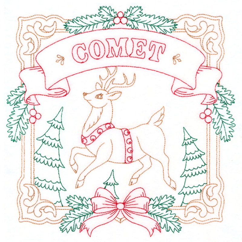 Christmas Reindeer Team – Comet