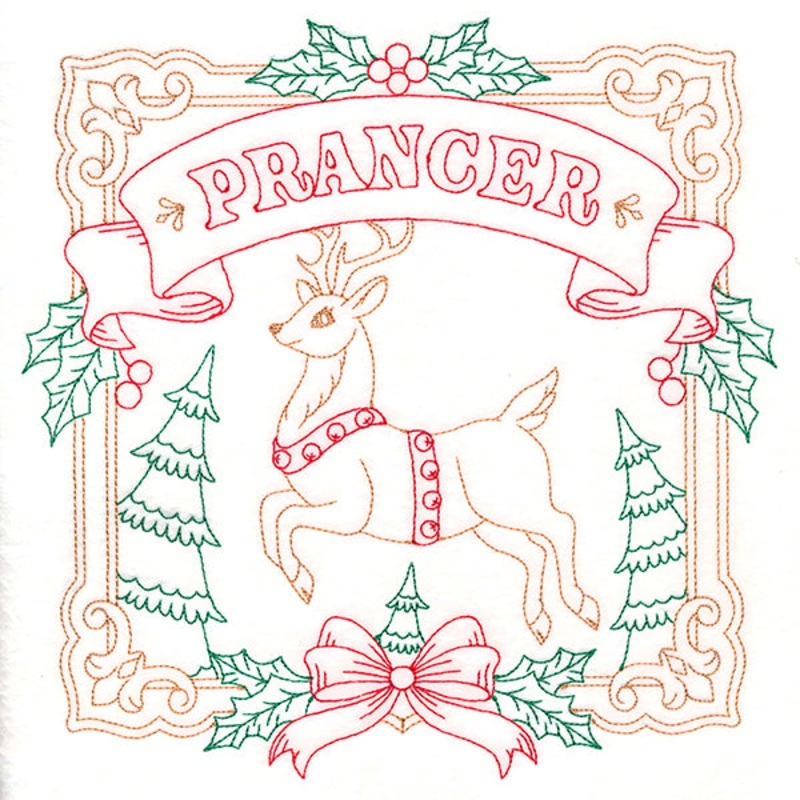 Christmas Reindeer Team – Prancer