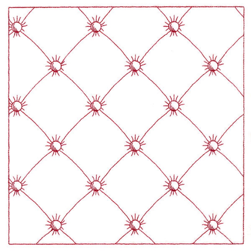 Classic Button Tufting Square (Double Run)