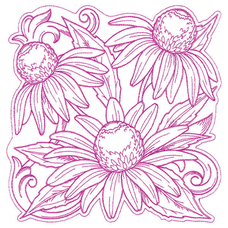 Coneflowers in Autumn Square|7.8″ x 7.79″ / 198.09mm x 197.86mm|6.9″ x 6.89″ / 175.23mm x 175.04mm|5.9″ x 5.89″ / 149.83mm x 149.63mm|4.9″ x 4.89″ / 124.44mm x 124.29mm|All Sizes