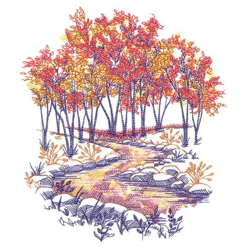 Crisp Fall Reflections|7.75″ x 6.85″ / 196.83mm x 173.99mm|6.62″ x 5.85″ / 168.1mm x 148.59mm|5.51″ x 4.87″ / 140mm x 123.75mm|All Sizes