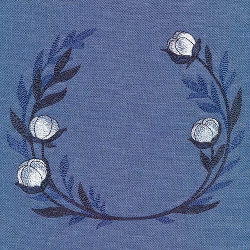 Fresh Cotton Wreath|6.58″ x 7.8″ / 167.03mm x 198.08mm|5.85″ x 6.94″ / 148.56mm x 176.17mm|4.85″ x 5.75″ / 123.15mm x 146.05mm|3.25″ x 3.85″ / 82.44mm x 97.76mm|All Sizes