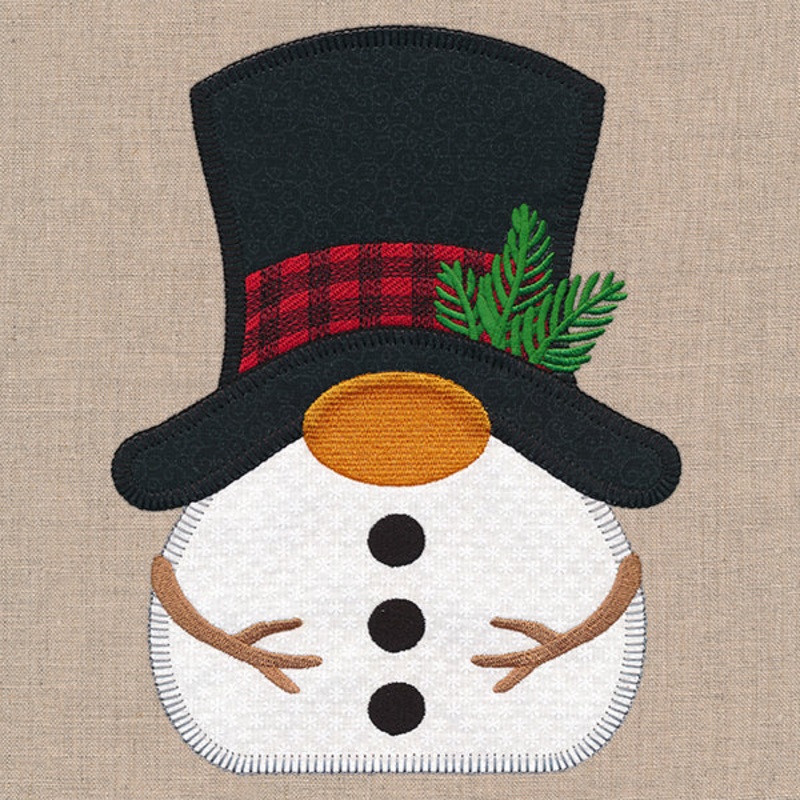Frosty and Festive Gnome (Heirloom Applique)