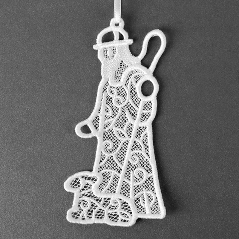 Christmas Nativity Treasures – Shepherd (Lace)