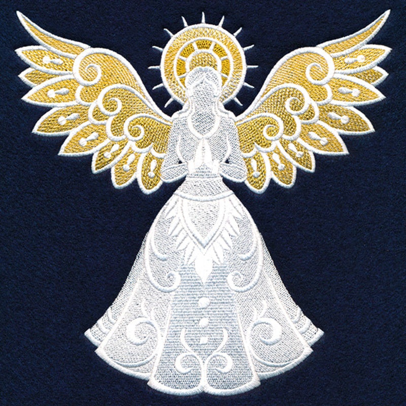 The Spirit of Christmas Angel|7.8″ x 7.71″ / 198.2mm x 195.84mm|6.94″ x 6.86″ / 176.22mm x 174.12mm|5.93″ x 5.86″ / 150.66mm x 148.86mm|4.95″ x 4.89″ / 125.61mm x 124.1mm|All Sizes