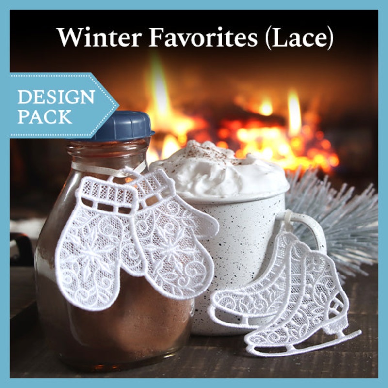 A Winter Favorites (Lace) Design Pack