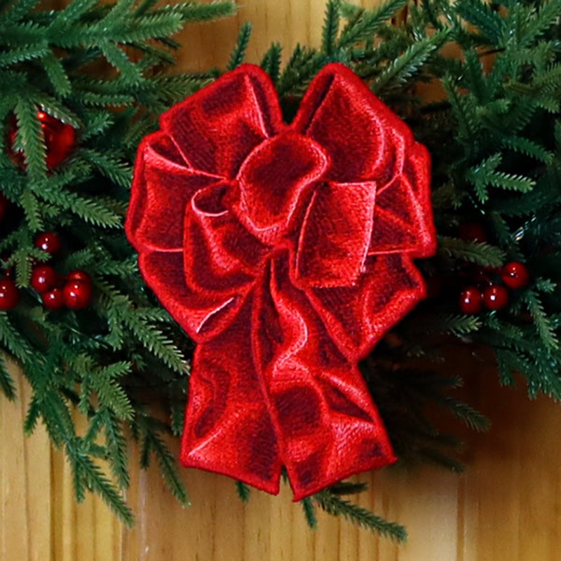 Christmas Ribbon Ornament (In-the-Hoop)