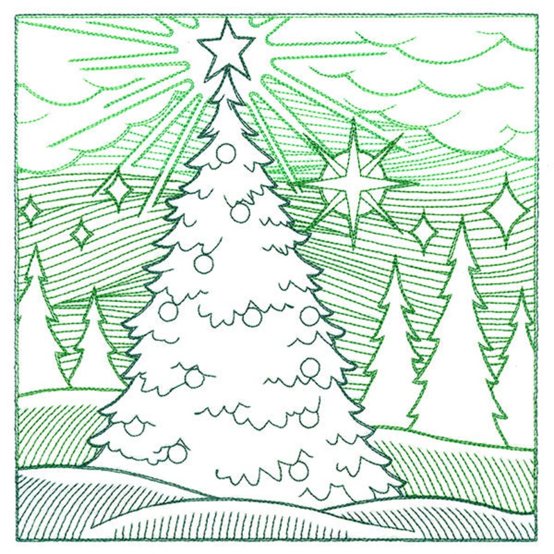 Christmas Tree Etching|7.8″ x 7.8″ / 198.12mm x 198.12mm|6.85″ x 6.85″ / 173.98mm x 173.99mm|5.85″ x 5.85″ / 148.58mm x 148.59mm|4.85″ x 4.85″ / 123.18mm x 123.19mm|All Sizes