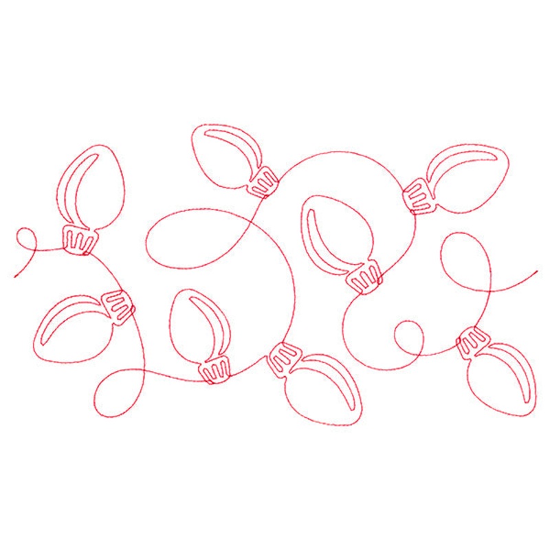 Christmas Wishes – Lights (Edge-to-Edge Quilting)