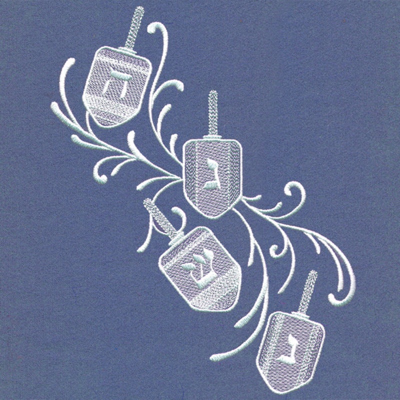 Dreidels in Swirls Feature|8.88″ x 6.9″ / 225.54mm x 175.21mm|7.55″ x 5.87″ / 191.83mm x 149.05mm|6.22″ x 4.83″ / 157.96mm x 122.76mm|All Sizes