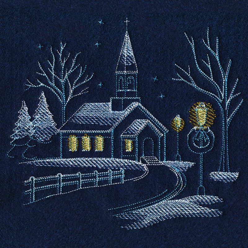 Frosted Church Scene|6.84″ x 7.62″ / 173.77mm x 193.63mm|5.87″ x 6.54″ / 149.03mm x 166.07mm|5.33″ x 5.94″ / 135.48mm x 150.97mm|4.85″ x 5.4″ / 123.16mm x 137.24mm|All Sizes