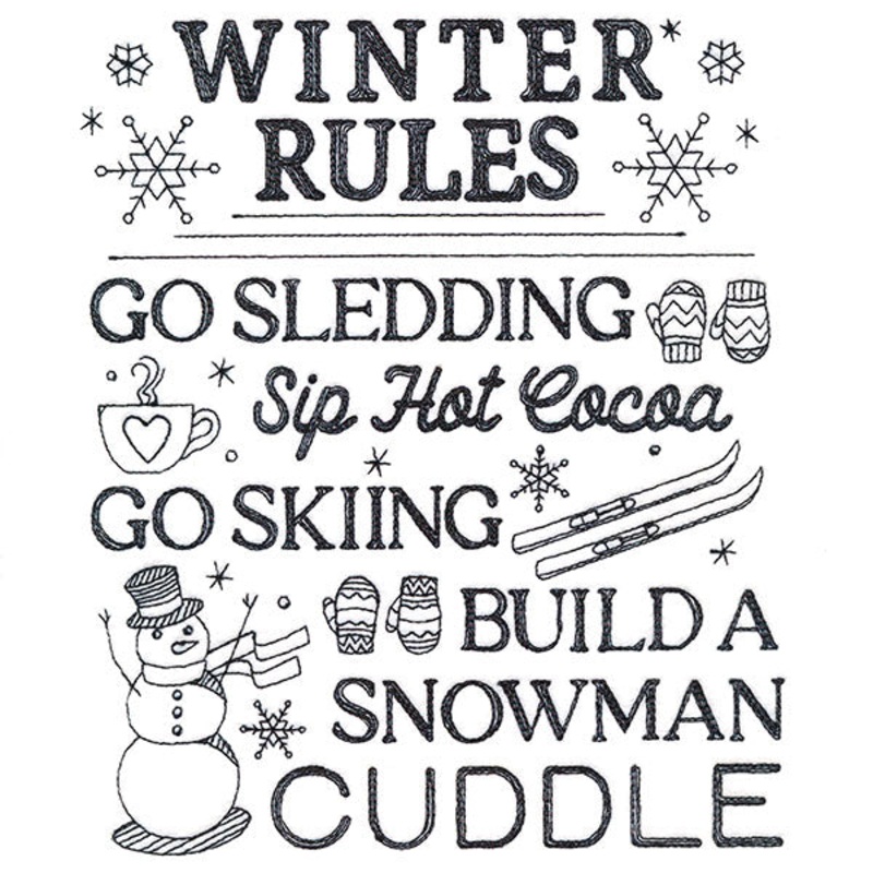 Winter Rules|7.8″ x 6.6″ / 198.12mm x 167.68mm|6.91″ x 5.85″ / 175.56mm x 148.59mm|5.73″ x 4.85″ / 145.54mm x 123.18mm|All Sizes