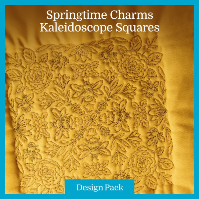 A Springtime Charms Kaleidoscope Square Design Pack