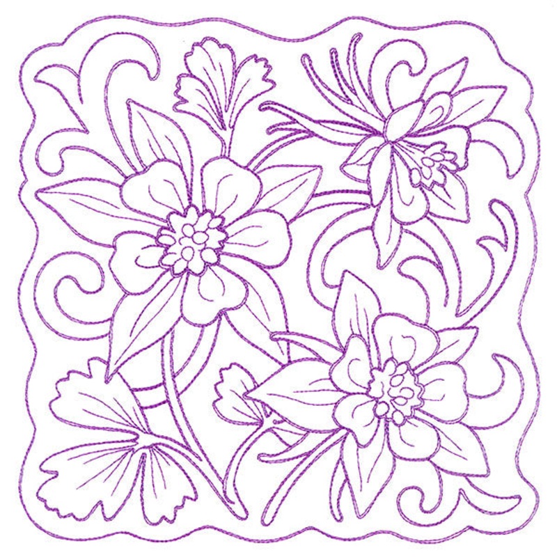 Beauty in a Stitch – Columbine