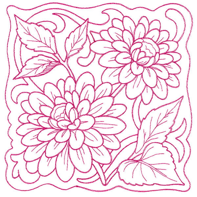 Beauty in a Stitch – Dahlia|7.8″ x 7.8″ / 198.01mm x 198.07mm|6.9″ x 6.9″ / 175.17mm x 175.22mm|5.9″ x 5.9″ / 149.78mm x 149.83mm|4.9″ x 4.9″ / 124.39mm x 124.41mm|All Sizes