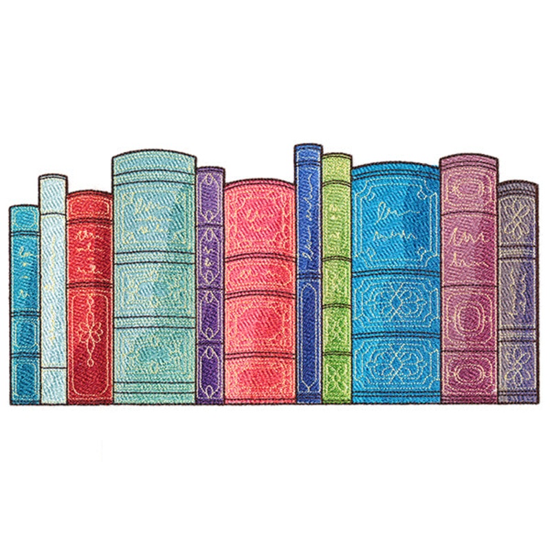 For the Love of Books Border|5.79″ x 11.74″ / 147.15mm x 298.29mm|4.64″ x 9.4″ / 117.83mm x 238.76mm|3.85″ x 7.8″ / 97.79mm x 198.23mm|3.37″ x 6.87″ / 85.69mm x 174.47mm|All Sizes