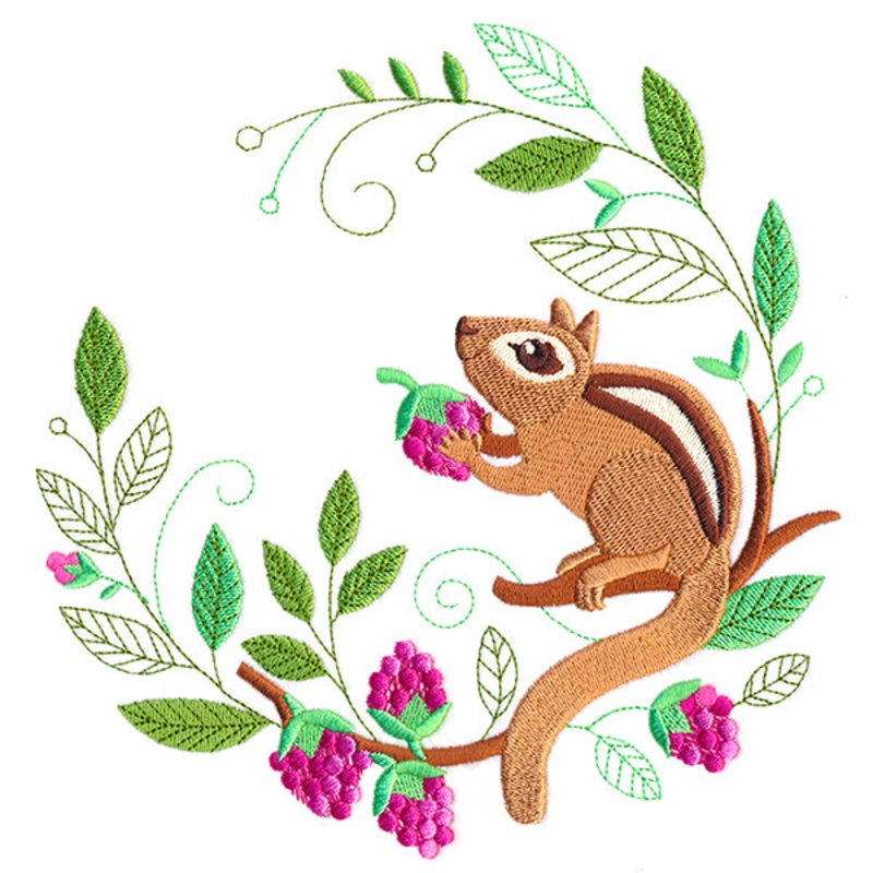 Springtime Chipmunk Wreath|7.8″ x 7.44″ / 198.18mm x 188.98mm|7″ x 6.68″ / 177.86mm x 169.59mm|6.14″ x 5.85″ / 155.86mm x 148.62mm|5.09″ x 4.85″ / 129.23mm x 123.22mm|All Sizes