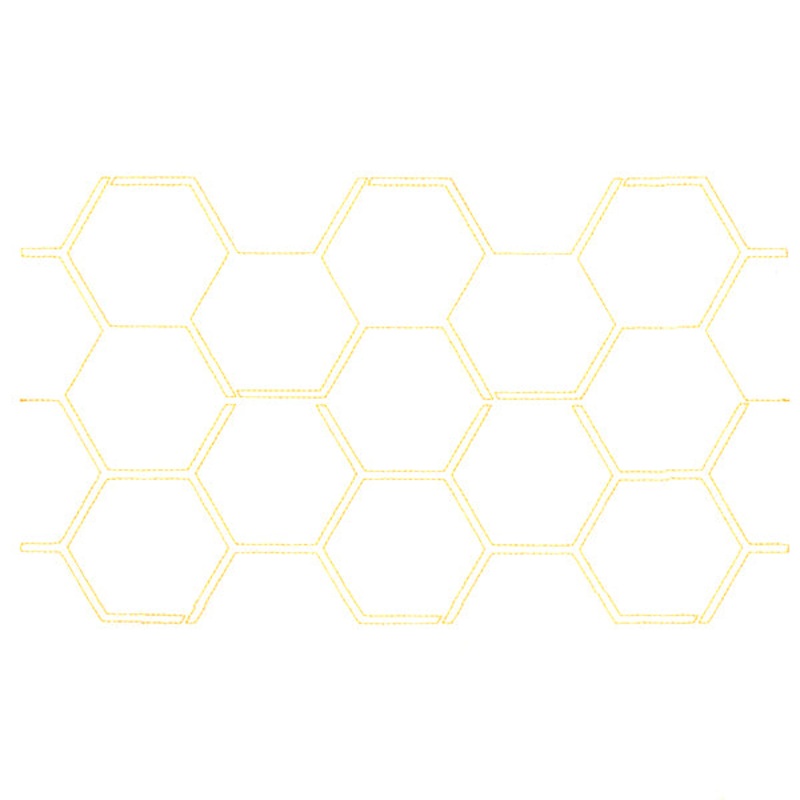 Textured Favorites – Honeycomb (Edge-to-Edge Quilting)