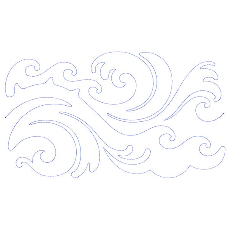 Textured Favorites – Waves (Edge-to-Edge Quilting)