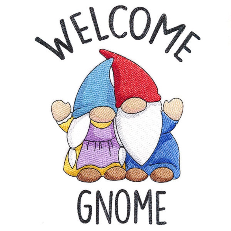 Welcome Gnomes|9.1″ x 6.9″ / 231.16mm x 175.22mm|7.72″ x 5.85″ / 195.97mm x 148.55mm|6.4″ x 4.85″ / 162.48mm x 123.18mm|3.85″ x 2.92″ / 97.78mm x 74.12mm|All Sizes