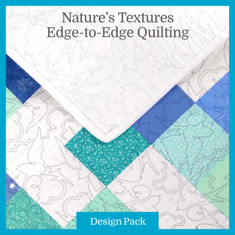 A Nature’s Textures (Edge-to-Edge Quilting) Design Pack