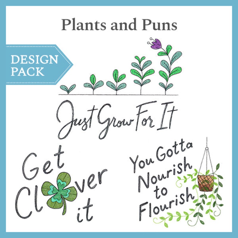 A Plants and Puns Design Pack|6.85″ x 11.75″ / 173.99mm x 298.45mm|7.8″ x 7.8″ / 198.12mm x 198.12mm|5.85″ x 9.4″ / 148.59mm x 238.76mm|4.85″ x 6.87″ / 123.19mm x 174.5mm|3.79″ x 3.9″ / 96.27mm x 99.06mm|All Sizes