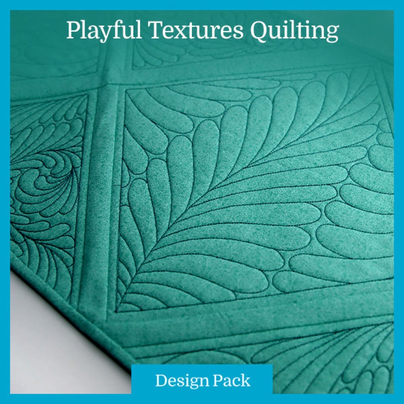 A Playful Textures Quilting (Double Run) Design Pack