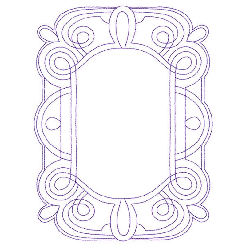 Decorative Quilting Backdrop Rectangle 3 (Double Run)