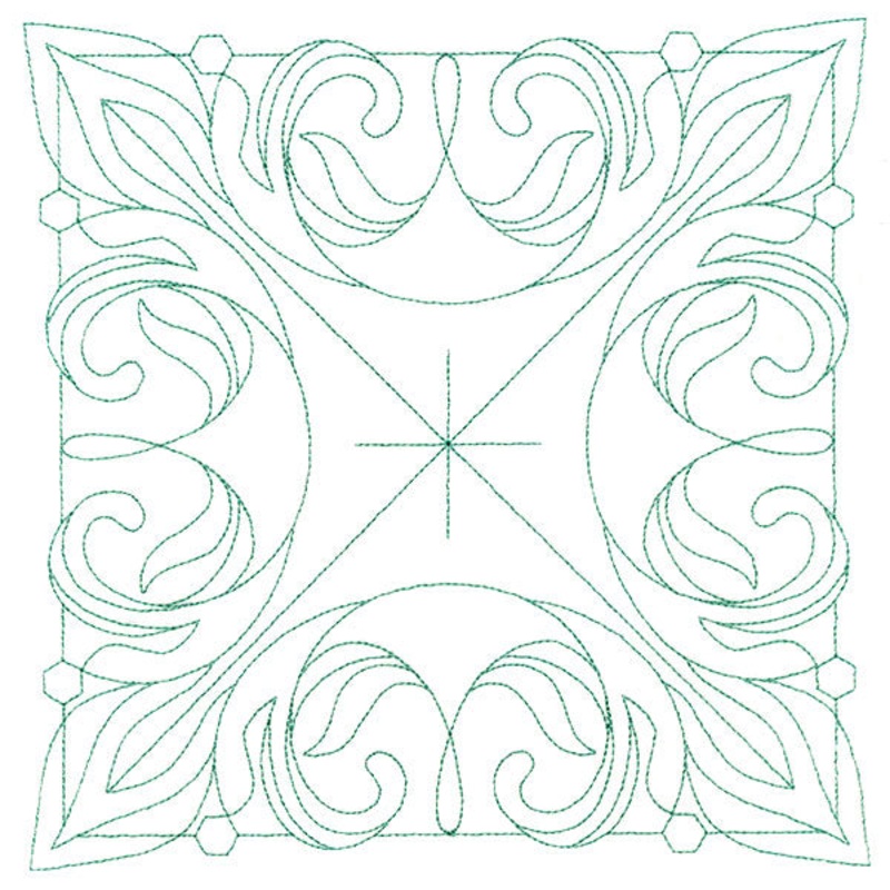 Decorative Quilting Backdrop Square 2 (Double Run)