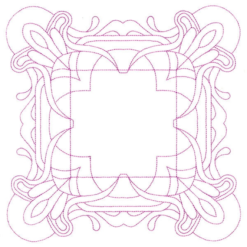 Decorative Quilting Backdrop Square 3 (Double Run)