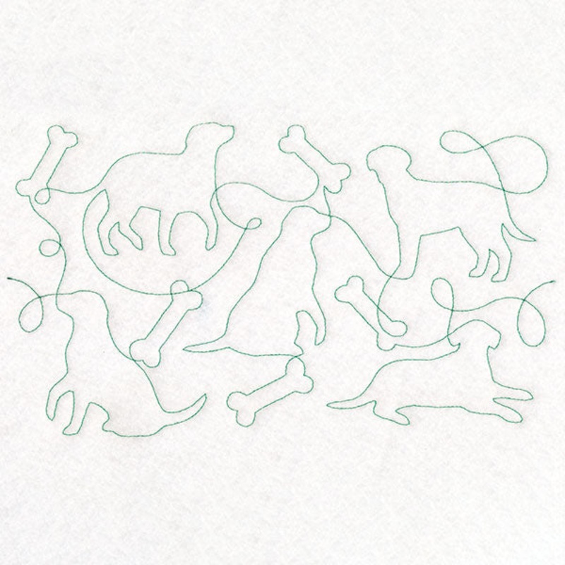 Dogs for Days (Edge-to-Edge Quilting)