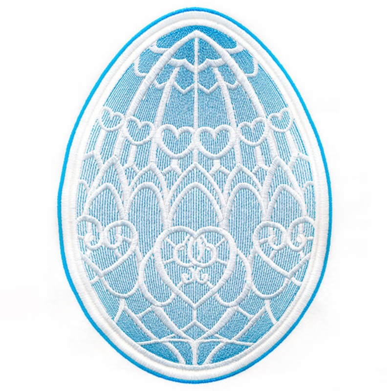 Easter Egg Artistry – Intricate Hearts