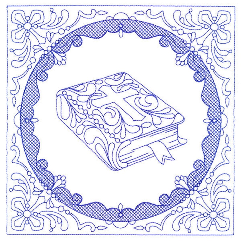 Faithful Stitches – Bible (Trapunto)