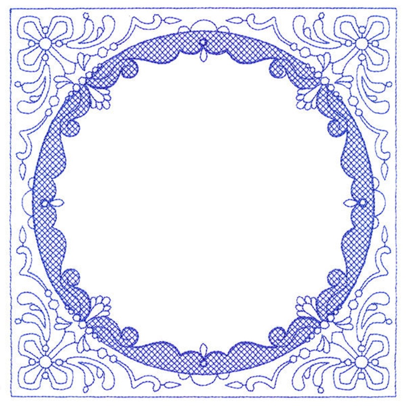 Faithful Stitches – Simple Frame (Trapunto)