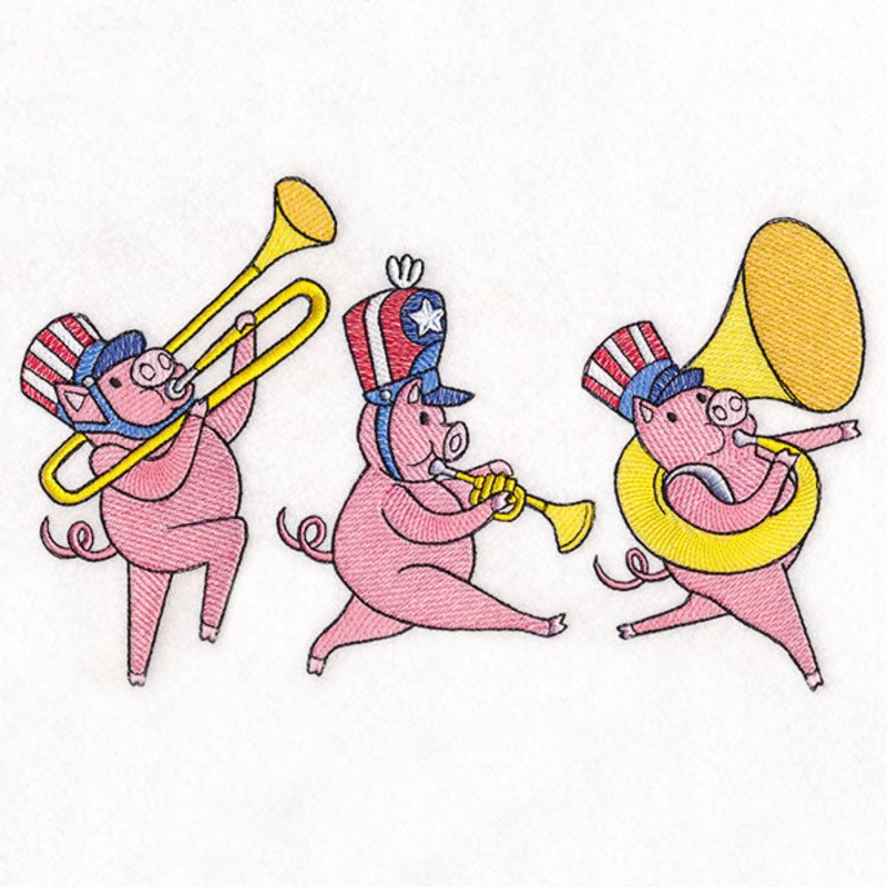 Americana Farm Parade – Pig Marching Band