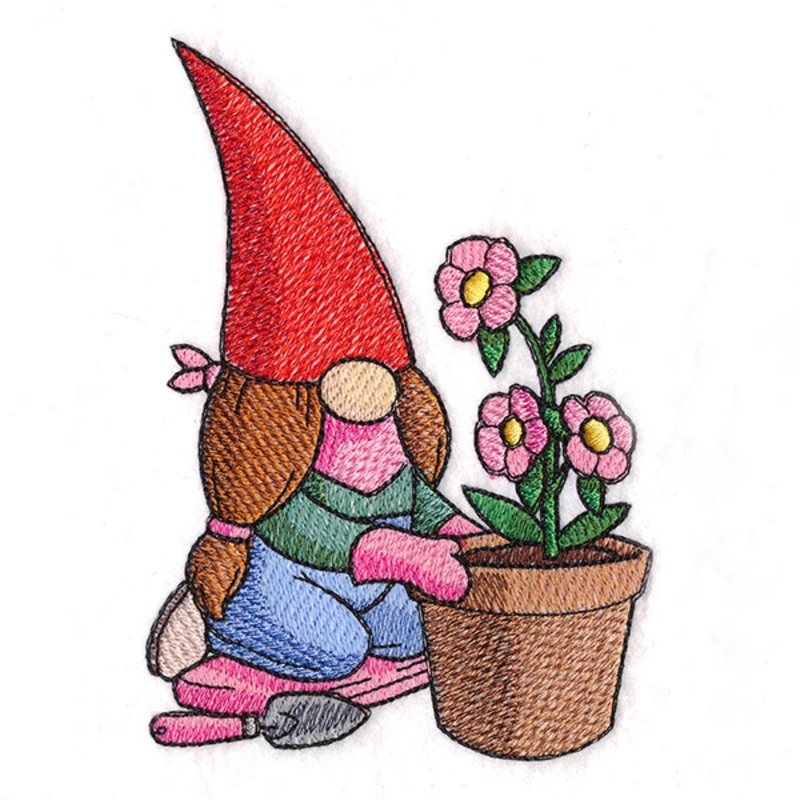 Busy in the Garden Lady Gnome|5.47″ x 3.8″ / 138.84mm x 96.49mm|4.67″ x 3.24″ / 118.57mm x 82.41mm|3.87″ x 2.69″ / 98.32mm x 68.36mm|3.44″ x 2.39″ / 87.35mm x 60.73mm|All Sizes