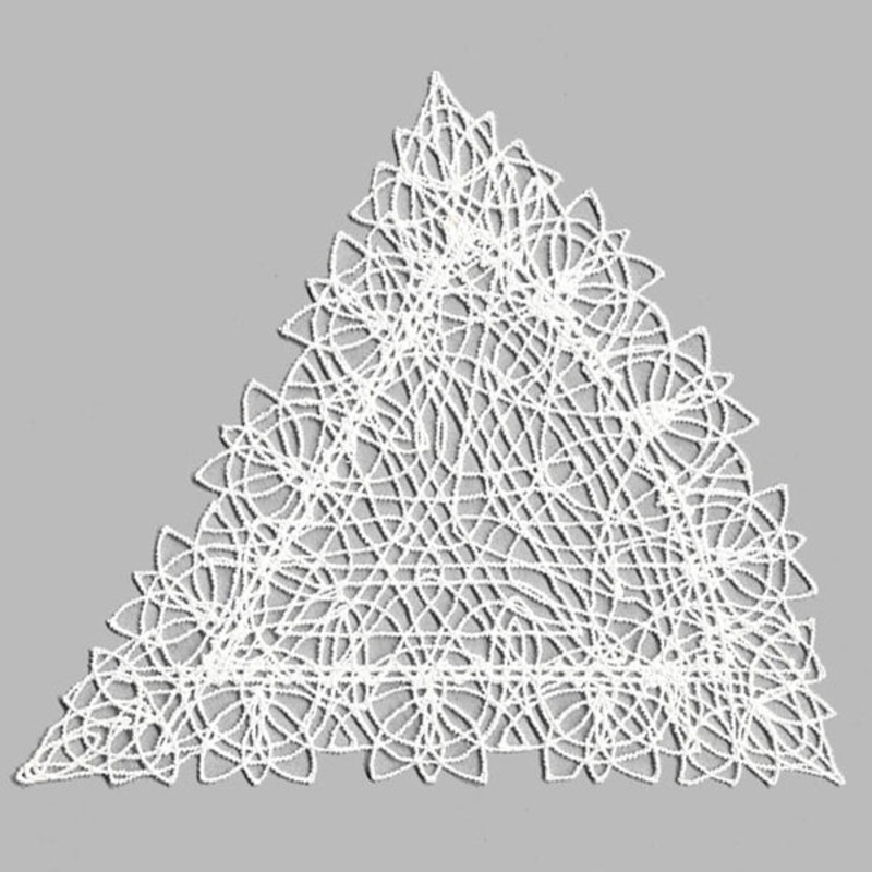 Fancy Lace Decor – Wedge (Battenburg Lace)