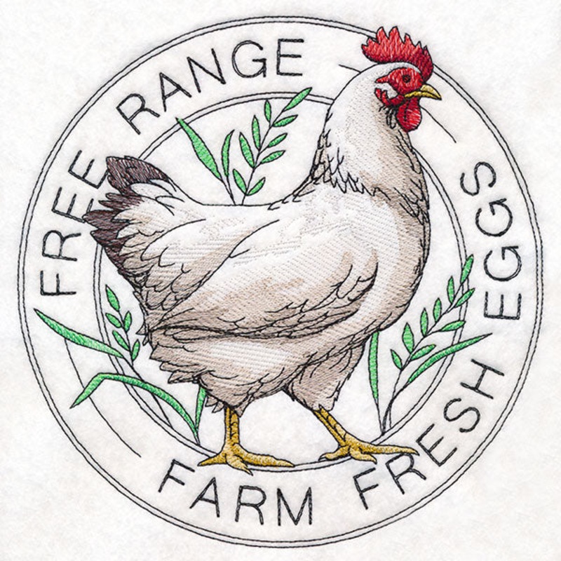 Farm Fresh Eggs Chicken Stamp|7.8″ x 7.8″ / 198.04mm x 198.1mm|6.85″ x 6.85″ / 173.95mm x 174mm|5.85″ x 5.85″ / 148.54mm x 148.6mm|4.85″ x 4.85″ / 123.16mm x 123.2mm|3.85″ x 3.85″ / 97.74mm x 97.76mm|All Sizes