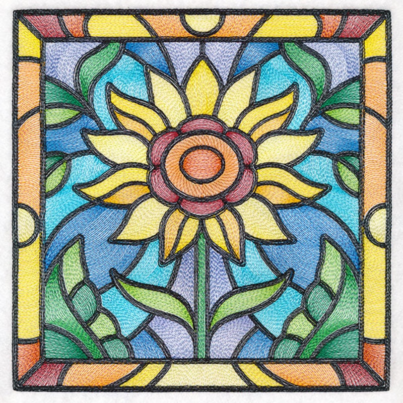 Stained Glass Garden – Sunflower
